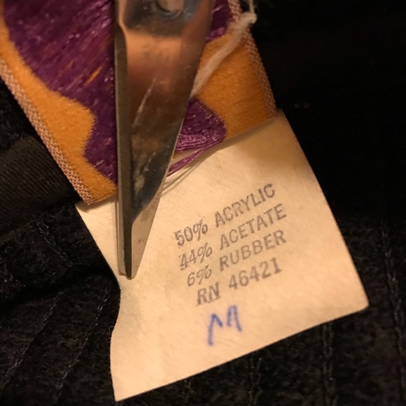 Vtg Sequin Tube Top Ombre Black Lavender Silver M - Picture 8 of 8